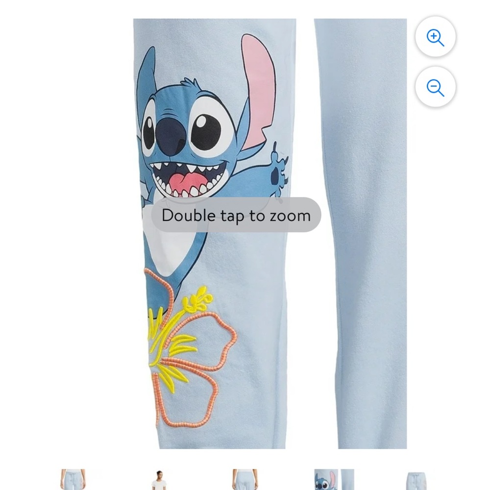 Disney Lilo & Stitch Jogger Sweatpants Sweater Sweatshirt Matching Pair Set XS S